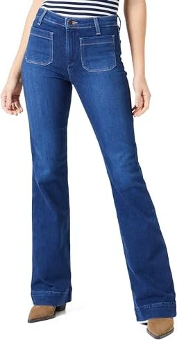 Wrangler Flare Jeans dark wash (Damen)