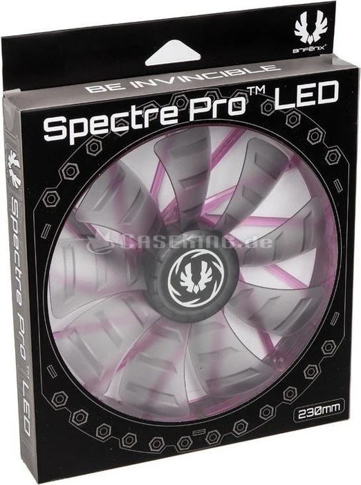 BitFenix Spectre Pro LED schwarz/violett, 230mm