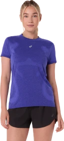Asics Road Seamless SS Laufshirt kurzarm cobalt burst/eggplant (Damen)
