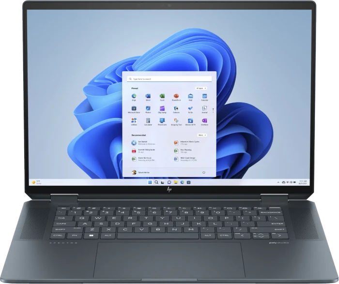 HP Spectre x360 2-in-1 16-aa0778ng, Space Blue, Core Ultra 7 155H, 16GB RAM, 1TB SSD, GeForce RTX 4050, DE