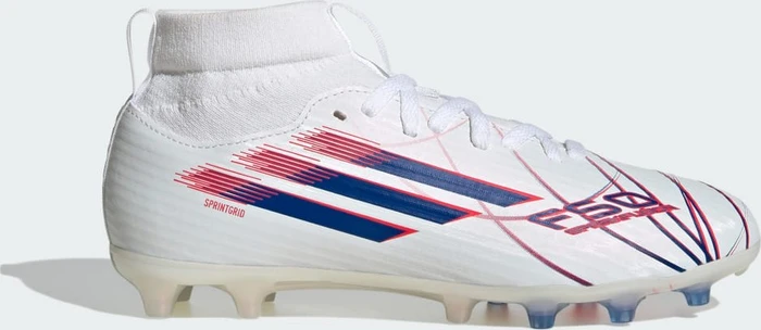 adidas F50 Sparkfusion League Mid Cut FG/AG cloud white/royal blue/lucid red (Junior)