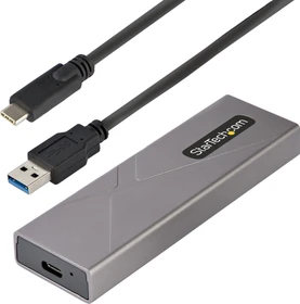 StarTech externes Gehäuse M.2 PCIe/SATA NVMe SSD, USB-C 3.1