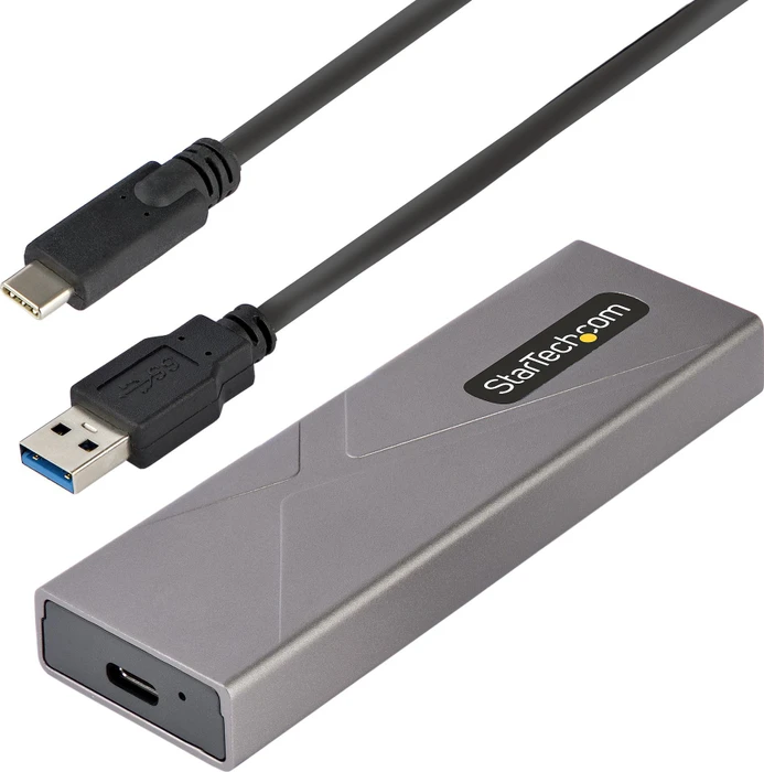 StarTech externes Gehäuse M.2 PCIe/SATA NVMe SSD, USB-C 3.1