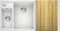 Blanco Axia III 6 S InFino Becken links mit Ablauffernbedienung weiß inkl. Holzschneidebrett Vorschaubild
