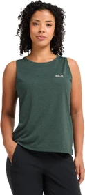 Jack Wolfskin Wildtrail Tank Funktionsshirt ärmellos sago palm (Damen)