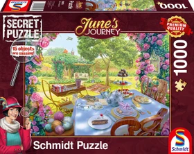 Schmidt Spiele Secret Puzzle - Tee im Garten