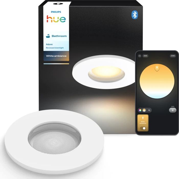Philips Hue White Ambiance Adore Einbauleuchte weiß