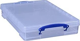 Really Useful Box Aufbewahrungsbox, 10l, transparent, 3er-Pack