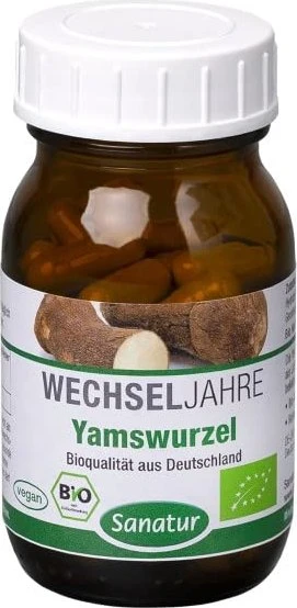 Sanatur Wechseljahre Yamswurzel Kapseln, 60 Stück