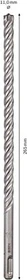 Bosch Professional SDS-plus-7X Hammerbohrer, 11x200x265mm, 1 Stück