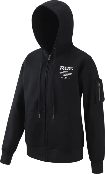 ASUS ROG Pixel Game Zip Hoodie schwarz (Herren)
