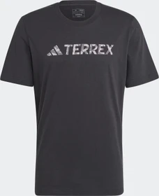 adidas Terrex Classic Logo Funktionsshirt kurzarm schwarz (Herren)