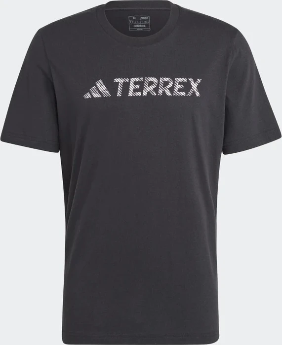 adidas Terrex Classic Logo Funktionsshirt kurzarm schwarz (Herren)