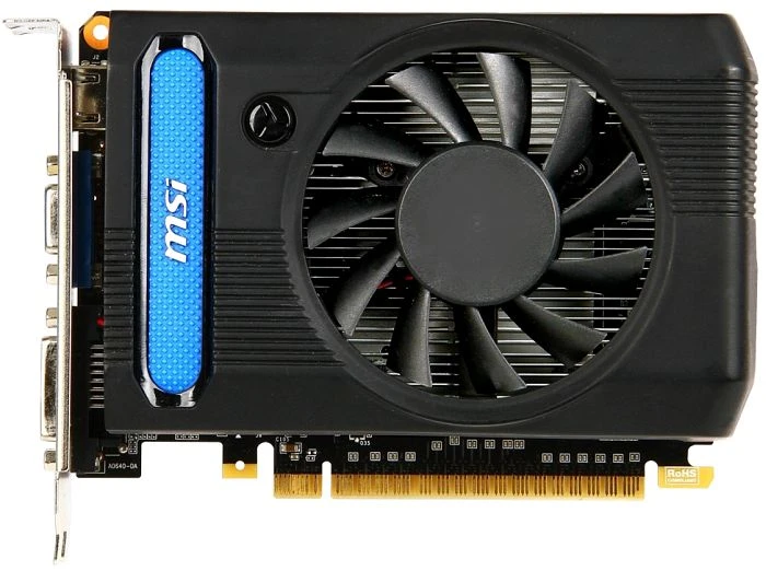 MSI GeForce GT 640, N640-1GD3, 1GB DDR3, VGA, DVI, HDMI