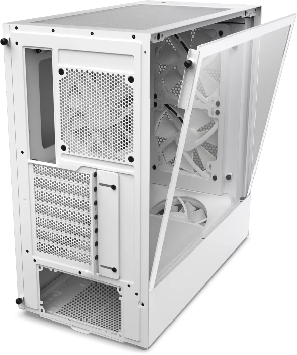 NZXT H5 Flow RGB, weiß, Glasfenster