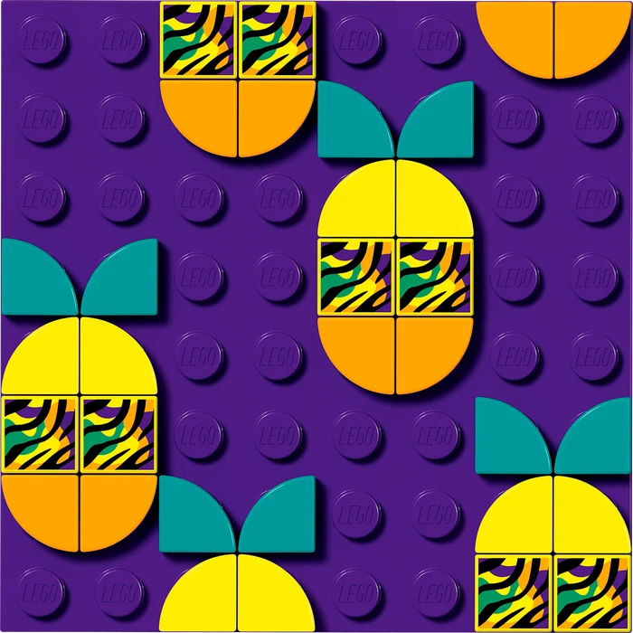 LEGO Dots - Neon-Tiger Armband & Taschenanhänger