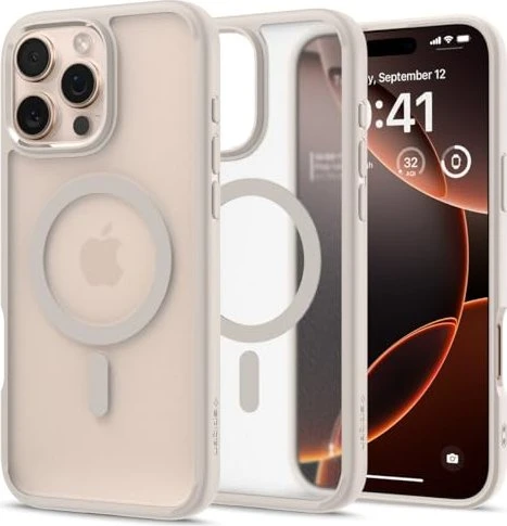 Spigen Ultra Hybrid (MagFit) für Apple iPhone 16 Pro Max frost natural titanium