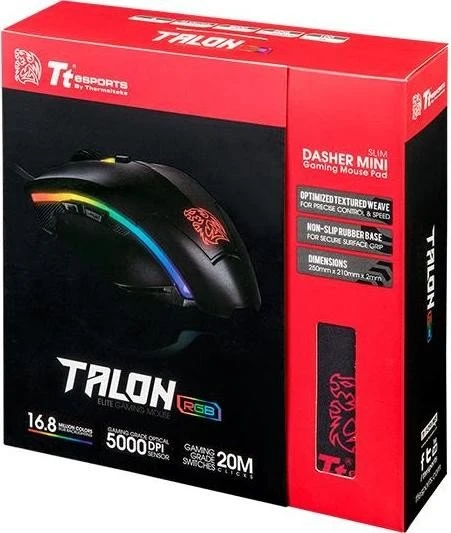 Tt esports Talon Elite RGB Gaming Gear Combo, USB