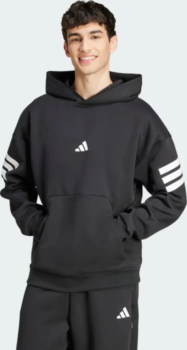 adidas Future Icons 3-Streifen Hoodie schwarz (Herren)