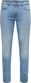 ONLY & SONS Slim Low Loom Jeans light blue denim (Herren)