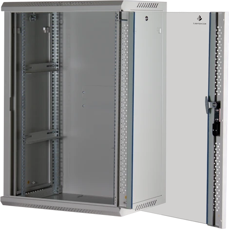 Rockstable 19" Wandschrank 18HE, Sicherheitsglastür, IP2X, weiß, 440mm tief