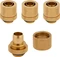 Corsair Hydro X Series XF Softline, Compression Fitting G1/4" auf 13/10mm, gold, 4er-Pack Vorschaubild