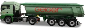Herpa MAN TGS TM mit Thermomulden-Auflieger Geiger
