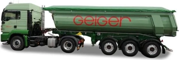 Herpa MAN TGS TM mit Thermomulden-Auflieger Geiger