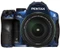 Pentax K-30 blau mit Objektiv smc DA 18-135mm 3.5-5.6 ED AL IF DC WR Vorschaubild