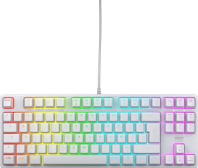 Cherry Xtrfy K4V2 TKL, weiß, LEDs RGB, MX2A RGB RED, USB, FR (CX-K4V2-RGB-TKL-WH-R-FRA)