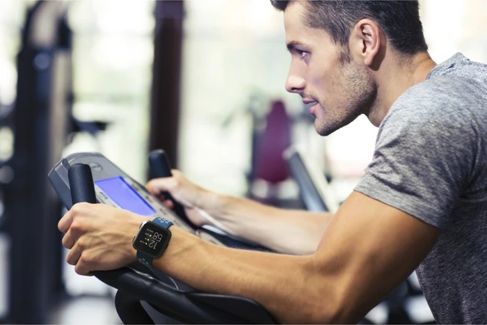 Hama Ersatzarmband Sport für Fitbit Versa 2 blau/grau