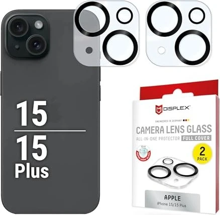 Displex Camera Lens Glass für Apple iPhone 15/15 Plus