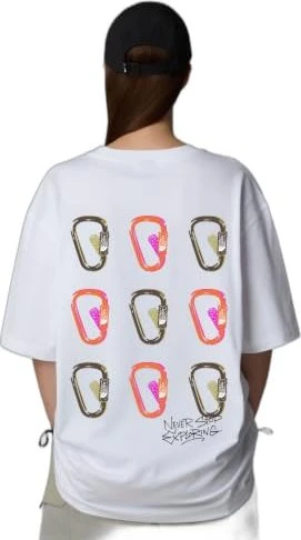 The North Face NSE Oversize T-Shirt kurzarm tnf white