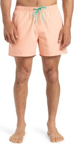Quiksilver Everyday Solid 15" Badeshorts peach parfait (Herren)