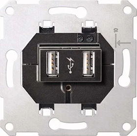 Merten USB Ladestation-Einsatz Typ A+A