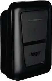 Hager E-Ladestation witty plus 22kW Dienstwagen PV-Überschuss, Ladedose