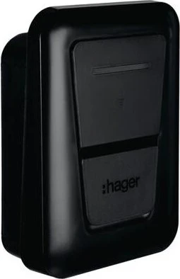 Hager E-Ladestation witty plus 22kW Dienstwagen PV-Überschuss, Ladedose