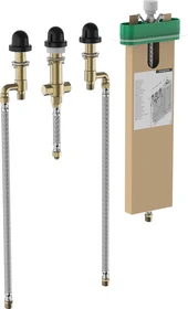 Hansgrohe Axor Uno Wannenmischerarmatur mit Zerogriff polished brass