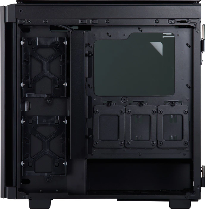 Corsair Obsidian 500D, Glasfenster