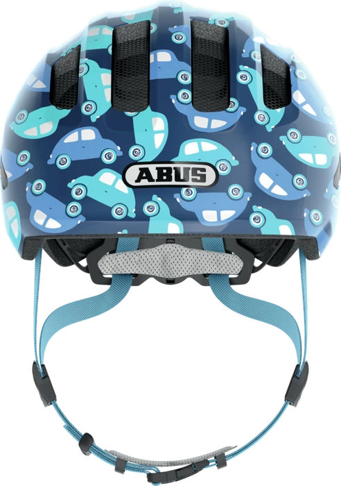 ABUS Smiley 3.0 LED Kinderhelm blue car