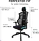 Recaro Aer Essential Gamingstuhl, Ocean Blue Vorschaubild