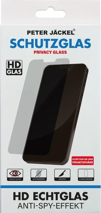 Peter Jäckel Privacy HD Glass Protector für Apple iPhone 17 Pro