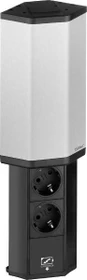 Schulte EvoLine V-Port, 2-fach, 1x USB-A, 2.5m