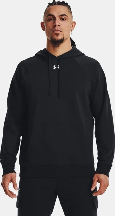 Under Armour Rival Fleece Hoodie schwarz/weiß (Herren)