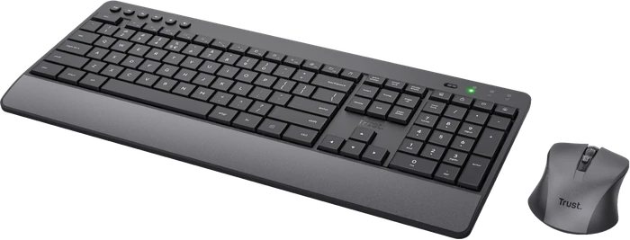 Trust Trezo Comfort Wireless Keyboard & Mouse Set, schwarz, USB, DE