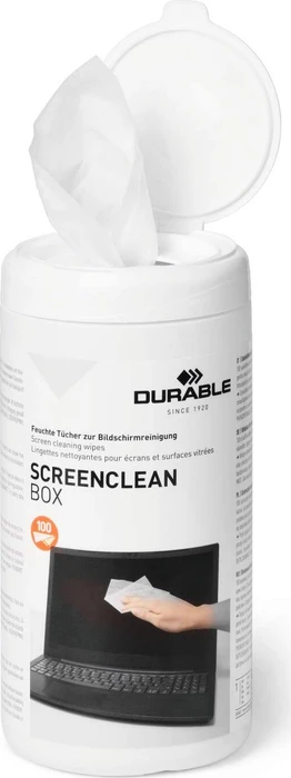 Durable Screenclean Box 100 Bildschirmreinigungstücher