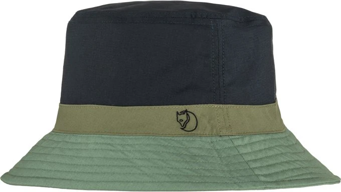 Fjällräven Reversible Bucket Hut patina green/dark navy