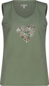 CMP Frontgrafik Tanktop Funktionsshirt ärmellos avocado (Damen)