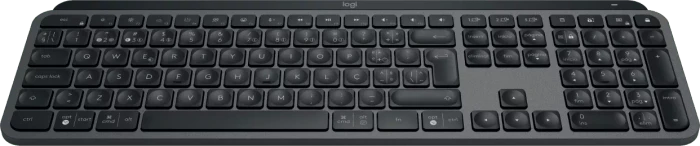 Logitech MX Keys S, Graphite, schwarz, LEDs weiß, Logi Bolt, USB/Bluetooth, PT