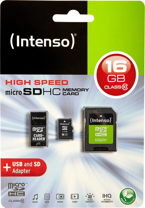 Intenso R20/W12 16GB USB-Kit, Class 10